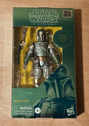 Star Wars Boba Fett Carbonized Edition 6" Scale Black Series New & Unopened