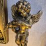 2 Vintage pair of plaster Italian wall hanging cherubs Image 4