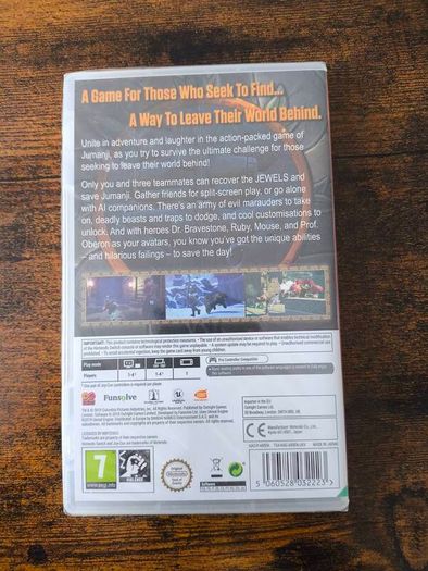 Jumanji The Video Game Nintendo Switch
