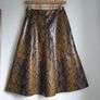 Zara Snake Print Faux Leather Skirt Size S Image 5