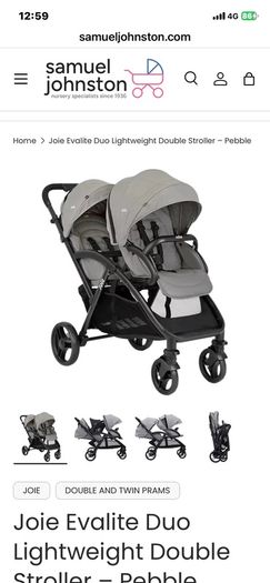 Double buggy and changing table