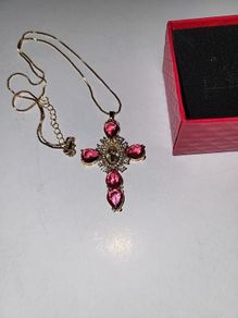 Crucifix and necklace