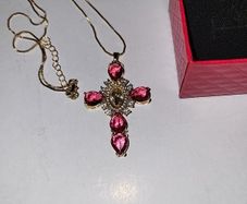 Crucifix and necklace