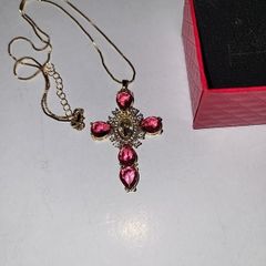 Crucifix and necklace
