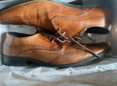 Dice men's shoes light brown- worn once
