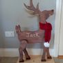 Handmade Wooden Christmas Reindeer for Sale Image 3