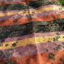 Vintage Luxury Silk Fabric Double Sided Image 6