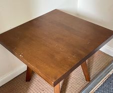 Mid century modern wooden coffee table