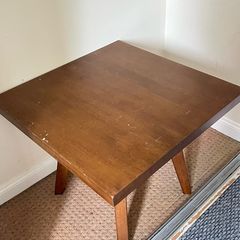 Mid century modern wooden coffee table