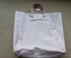 Bvlgari pink tote bag