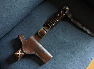The Walking Dead Replica Maggie Rhee Leather Belt and Holster