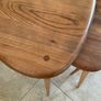 Vintage Ercol 354 Pebble Nest of 3 Tables Image 3
