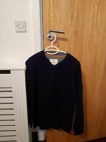Jasper Conran Navy Bomber Style Light Top/Jacket/ Smart Casual/Ideal For Confirmation