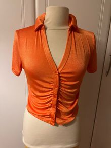 Pink orange tops x2