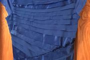 Ladies Principles royal blue layer effect top size 12