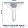 Squeegee, Mini Shower Squeegee with Suction Holder for Window, Glass and Mirror, Bathroom Cleaning Accessory, Shower Cleaning Tool for Shower Door, Small Shower Squeegees Image 2