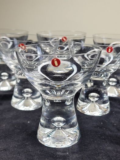 Vintage Iittala "Tapio" Cocktail Glasses Set of 6 - Tapio Wirkkala - Mint in Box