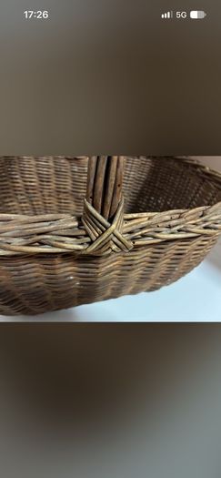 Vintage wicker basket
