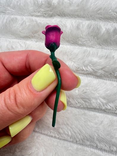 Vintage Rose flower approx. 5.5 cm. Barbie Ken Replacement Used Please see phtos