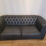 Italian leather Chesterfield 2/3 seater Image 4