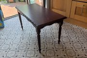 Vintage brown wooden side table