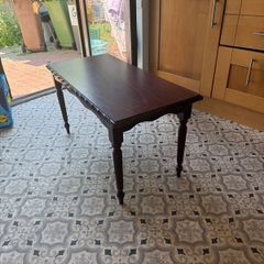Vintage brown wooden side table