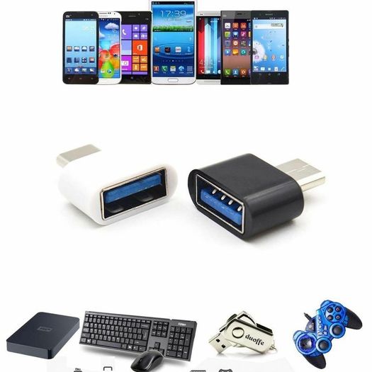 USB-C Android OTG Adapter Micro Type C Converter USB 3.1 Male To USB Female
