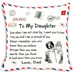 Express Love Cushion Cover To My Daughter from Dad