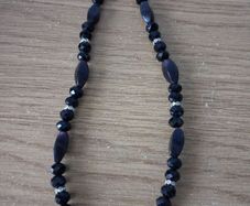 black necklace