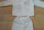 Neutral 0-3 months fleece baby set