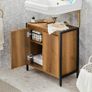 Undersink bathroom cabinet, wood Image 8