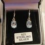 Blue Topaz Gemstone Drop Earrings (Bargain) Image 5