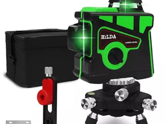 Laser Level 12 Lines 3D Level Self-Leveling 360 Horizontal And Vertical Cross Super Powerful Green Laser Lev