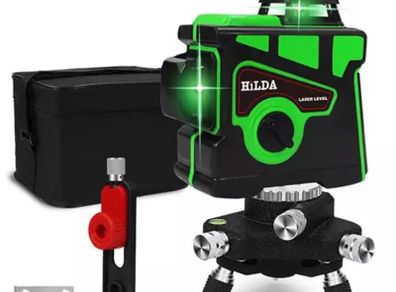Laser Level 12 Lines 3D Level Self-Leveling 360 Horizontal And Vertical Cross Super Powerful Green Laser Lev