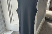 Black Ribbed Dress - Size S