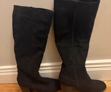 Long black boots
