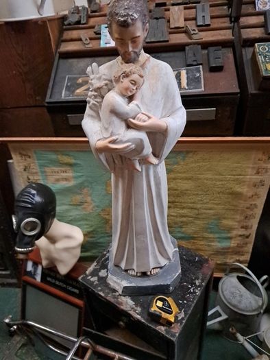 Vintage Large Holy Statue