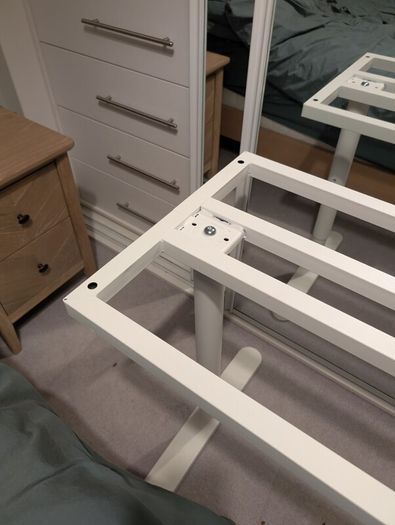 Ikea BEKANT desk Underframe for table top, white, 160x80 cm