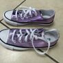 Converse metallic purple new with no tags UK 3.5 Image 3