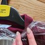 M&S Girls Cotton Rich Burgundy School Cardigan 6-7 Years Image 5