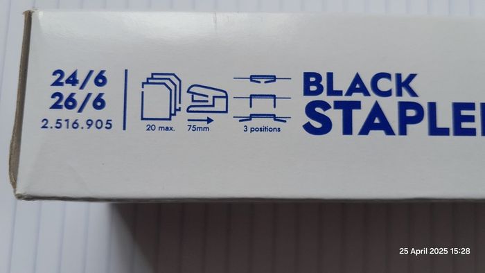 Lyreco Paper Stapler Home Office School College Black