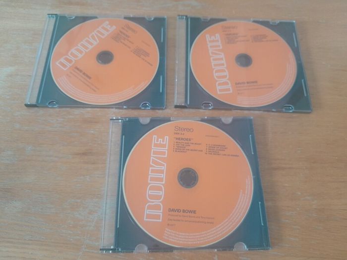 David Bowie, Heroes CD, Corrected 2017 Replacement Disc, Disc Only. A New Career in a New Town 1977 1982.