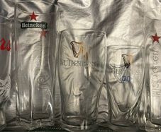 Guinness coors Heineken Murphy's beer pint glass