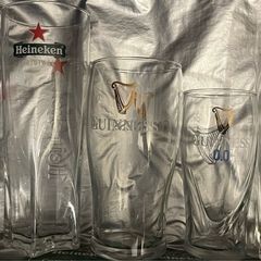Guinness coors Heineken Murphy's beer pint glass