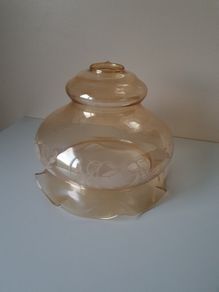 Vintage glass lamp shade