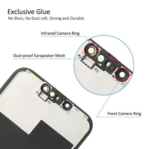 For Apple iPhone 13 LCD Screen Replacement Black