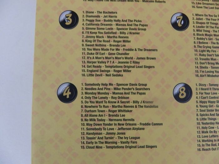 The Fab 60's. 12 CD Collector's Edition. Free Postage!