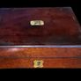 Antique Stately Home Wooden Crested Box Image 8