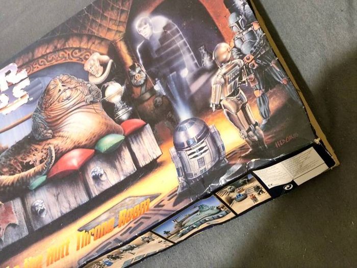 Vintage Star Wars Jabba The Hutt Throne Room Action Scene Amt Ertl Model Kit Return Of The Jedi 1995 Luke Skywalker Tatooine