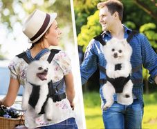 Hands Free Adjustable Dog Backpack Carriers  sizes S, M, L